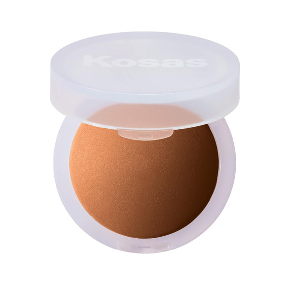 Kosas Cloud Set Face Setting Powder - Smoothing Shine Control Soft Sheer Translucent Makeup Finish Portable & Long-Lasting Loose Pressed Baking Powder - Airy (Sheer Porcelain)