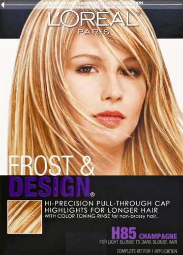 Lã¢‚¬„¢Oreal Paris Frost And Design Cap Hair Highlights For Long Hair H85 Champagne 1 Kit