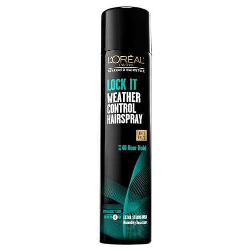 L'Orãƒal Paris Advanced Hairstyle Lock It Weather Control Hairspray 8.25 Oz. (Packaging May Vary)