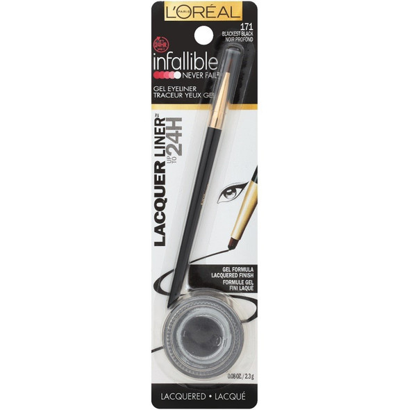 Lã¢‚¬„¢Orãƒal Paris Infallible Lacquer Eyeliner Blackest Black (Packaging May Vary)