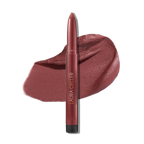 Laura Geller York Kajal Longwear Matte Lip Color Transfer Proof Nourishing Formula With Built In Sharpener Mulberry