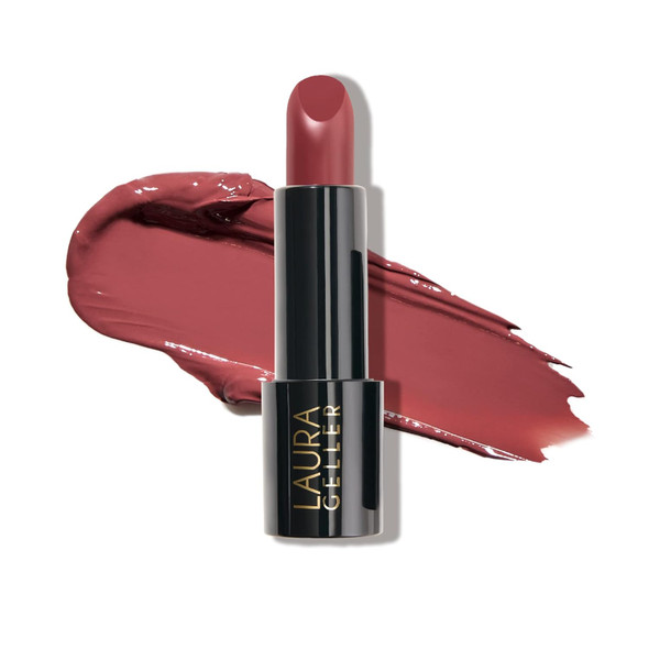 Laura Geller York Modern Classic Lipstick - Mauve Majesty - Ultra-Rich Color - Luxurious And Lightweight - Cream Finish