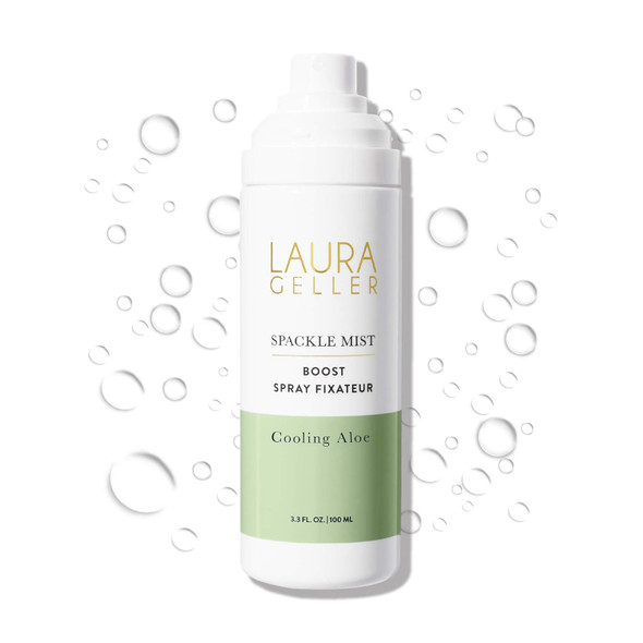 Laura Geller York Spackle Mist Boost Setting Spray With Electrolytes - Long-Lasting Makeup Spray With Blue Light Protection - Dewy Skin Makeup Setting Spray