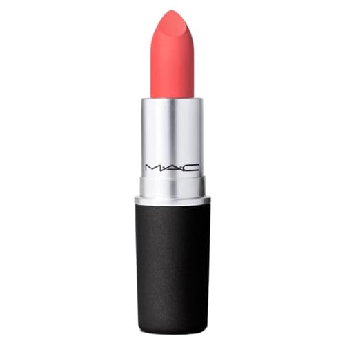 Mac Cosmetics Powder Kiss Lipstick - 928 Sheer Outrage (Grapefruit Pink) - 0.1 Oz / 3 G