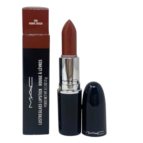 Mac Cosmetics Lustreglass Lipstick - 566 Work Crush - 0.1 Oz / 3G