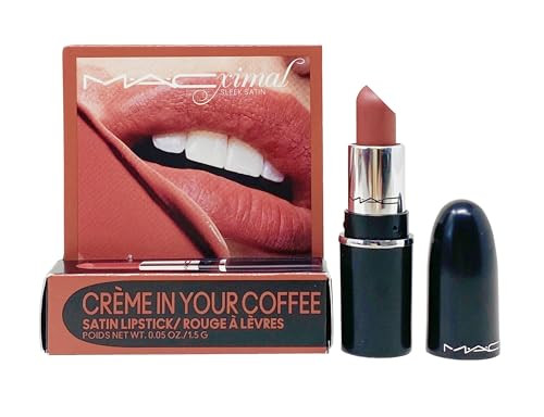 Mac Cosmetics Ximal Sleek Satin Mini Lipstick - 834 Creme In Your Coffee (Midtone Pink Brown) 0.05 Oz / 1.5 G
