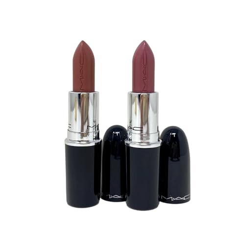 Mac Cosmetics Star Status Lustreglass Lipstick Duo - 540 Thanks It'S M.A.C And 524 Syrup - 0.1 Oz / 3 G Each