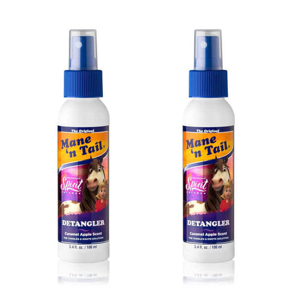 Mane 'N Tail Spirit Untamed Detangler (3-Pack) Ã¢‚¬Œ Caramel Apple Scented Super Soft Formula For Silky Shiny Hair (3.4 Oz Each)