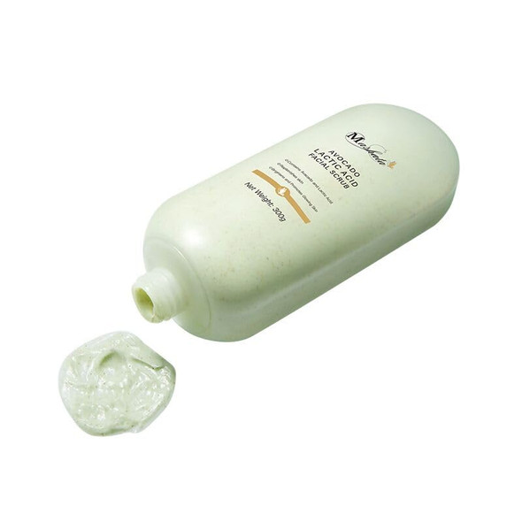 Mashata Avocado Oil & Lactic Acid Facial Scrub For Skin Care - 300 Grams Facial Skin Care Product Used As Face Scrub For Glowing Skin