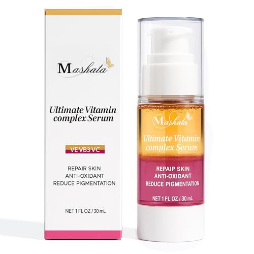 Mashata Ultimate Vitamin C Face Serum 1 Fl Oz - 20% Vitamin C + Niacinamide + Vitamin E - Brightening Anti-Wrinkle Firming Serum For Face Acne Marks And Hyperpigmentation