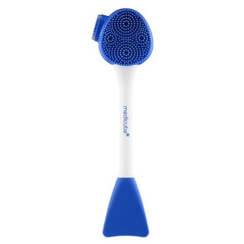Medicube Multi Pore Brush & Face Mask Applicator 4-In-1 Silicone Jelly Brush For Deep Pore Cleansing Face Mask Application & Gentle Face Massage Kbeauty Skincare Tool 1 Piece