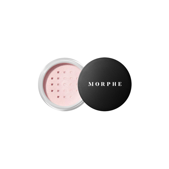 Morphe Mini Bake & Set Translucent Setting Powder - Lightweight Talc- Finishing Powder For Face Makeup With A Soft Natural Finish - Minimizes Shine For Up To 24Hr - Translucent (0.09 Oz)