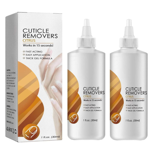 Omexry Instant Cuticle Remover Gel Professional Cuticle Softener Cuticle Remover Liquid Nail Cuticle Remover Gel Removedor De Cuticula Cuticle Softener For Nails (2Pc)