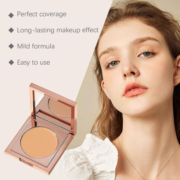 Omexry Colored Clay Cc Undereye Corrector Under Eye Concealer Color Corrector For Dark Circles Cc Undereye Corrector With Brush Natural Finish (Medium 1)