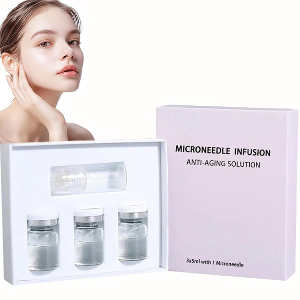 Omexry Micro Infusion System For Face Micro Needling Infusion Kit Skin Tightener Anti-Aging & Smooth Wrinkles Facial Serum For All Skin Types (1 1Set)