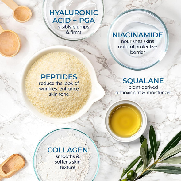 Plexaderm 15 Ml Night Time Collagen Serum For Firmer Fuller More Youthful Looking Skin Anti-Aging Collagen & Peptide Serum For Women & Men Paraben- Developed In The Usa