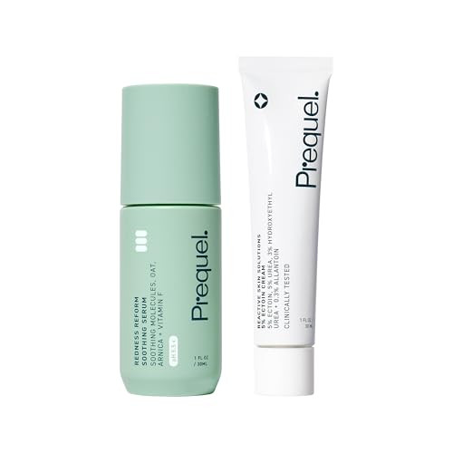 Prequel Skin Redness Reform 1Oz + Reactive Skin Solutions Hydrating Face Moisturizer Soothing Barrier Support For Sensitive Skin