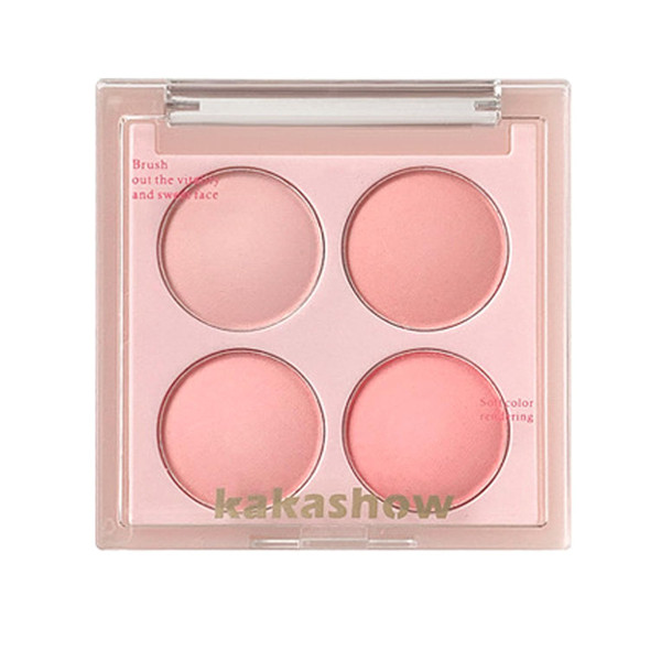Reepic Cosmer Matte Blush Powder Palette Blending Mood Cheek 4 Blendable Shades Korean Fairy Pink Blusher In Lightweight Smooth Powder Vegan Makeup (Taro 2# 1.84 Ounces)