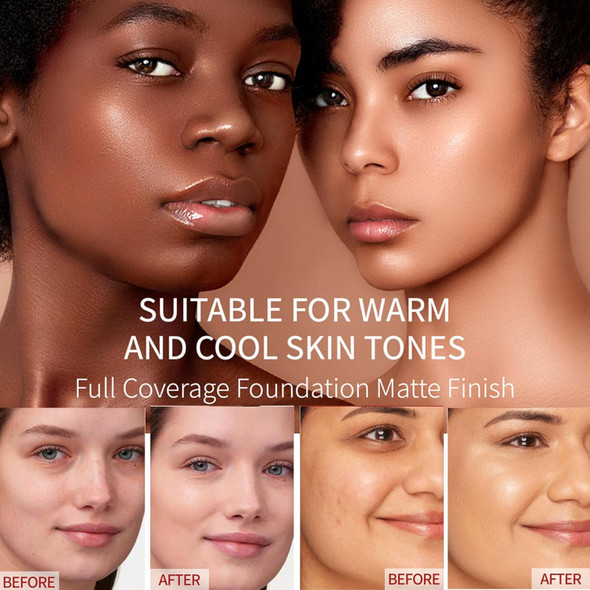 Reepic Cosmer Peptide Bouncees Foundation Foundation For Older Women Hydrating Age-Defying Makeup For Mature Skin And All Skin Types Natural Medium Buildable Coverage Satin Finish (Coco Color 1Pcs)