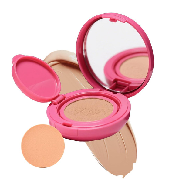 Reepic Cosmer Peptide Bouncees Foundation Foundation For Older Women Hydrating Age-Defying Makeup For Mature Skin And All Skin Types Natural Medium Buildable Coverage Satin Finish (Dark Skin Color 1Pcs)