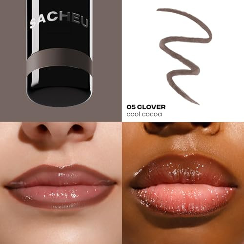 Sacheu Lip Liner Stay-N Peel Off Lip Stain Ã¢‚¬ Long Lasting Waterproof Lip Tint With Hyaluronic Acid & Vitamin E Ã¢‚¬ Transfer Proof Matte Finish Vegan & Cruelty- (Clover)