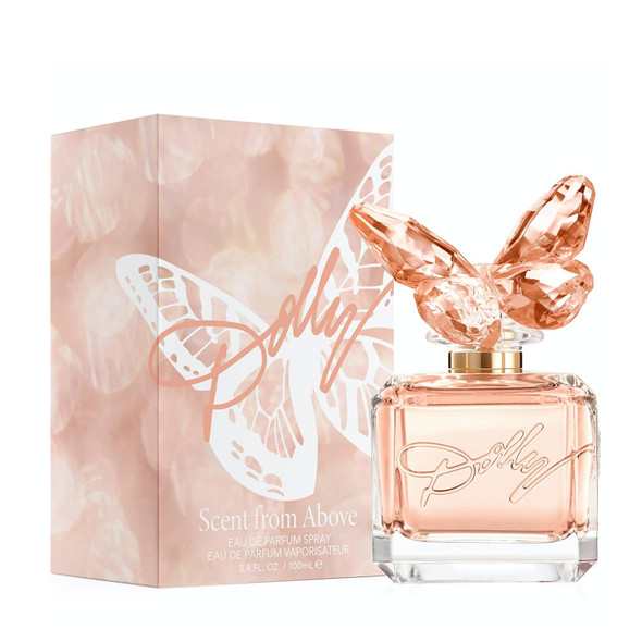 Scent Beauty Dolly Parton Scent From Above Perfume - Eau De Parfum Spray For Women - Floral Fruity Casual & Feminine Perfume With Notes Of Mandarin Jasmine And Sandalwood - 3.4 Fl Oz