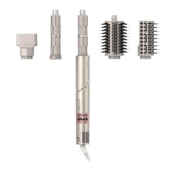 Shark Hd435 Flexstyle Air Styling & Drying System Powerful Hair Blow Dryer & Multi-Styler With Auto-Wrap Curlers Curl-Defining Diffuser Oval Brush & Concentrator Attachment Stone