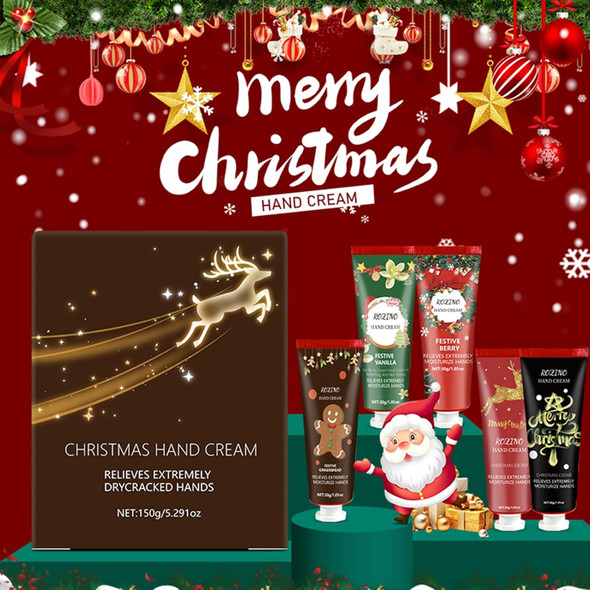 Xiaoks Christmas 3-Piece Hand Cream Set - Moisturizing Festive-Themed Travel-Friendly. Ideal Xmas For Soft Nourished Hands With Holiday Scents (C-5Pcs)
