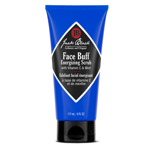 Jack Black Face Buff Energizing Scrub - Mens Face Wash & Pre Shave Scrub Face Cleanser for Men Pre Shave for Men Mens Facial Cleanser Mens Face Scrub Exfoliating Face Wash Jack Black Face Scrub