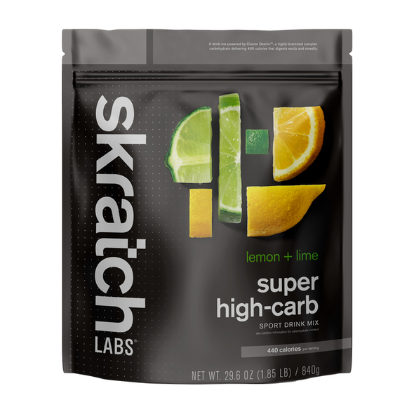 Skratch Labs Super High-Carb Hydration Drink Mix-  lemon and lime 840g