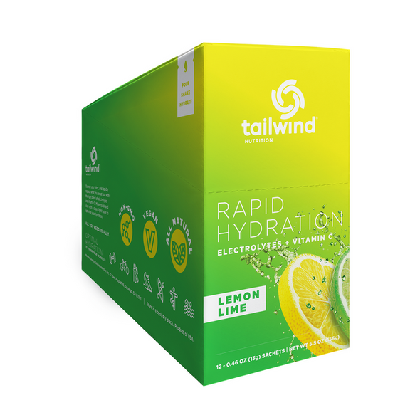 Tailwind Nutrition Rapid Hydration- Lemon Lime Box of 12