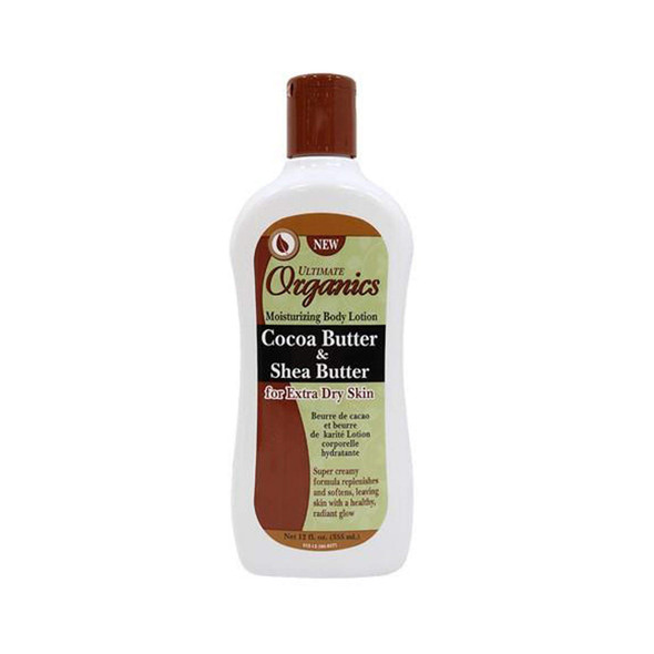 Africa's Best Ultimate Organic Cocoa Butter & Shea 355 Ml