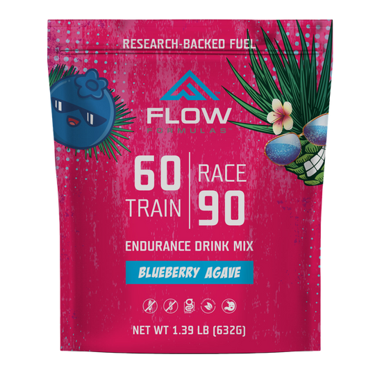 Flow Formulas Endurance Drink Mix (Non-Caffeinated) - Buleberry Agave - 10 Servings