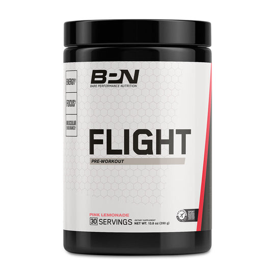 Bare Performance Nutrition Flight Pre Workout - Pink Lemonade - 30 Servings