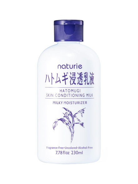 naturie Hatomugi Skin Conditioning Milk hydrating moisturizer with hatomugi extract for face and body