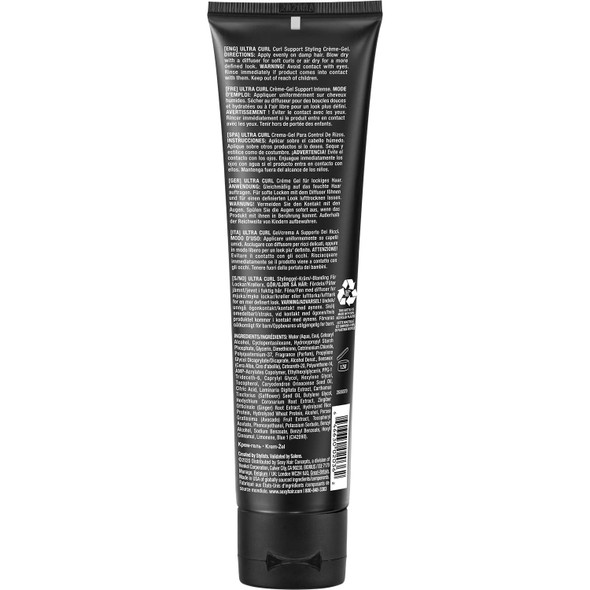 SexyHair Style Ultra Curl Support Styling Crème-Gel 5.1 Oz | High Control | Adds Definition and Long-Lasting Shape