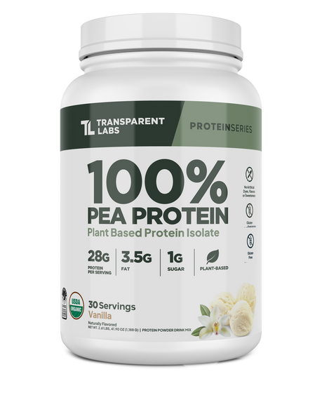Transparent labs Pea Protein Isolate - Vanilla - 30 Servings