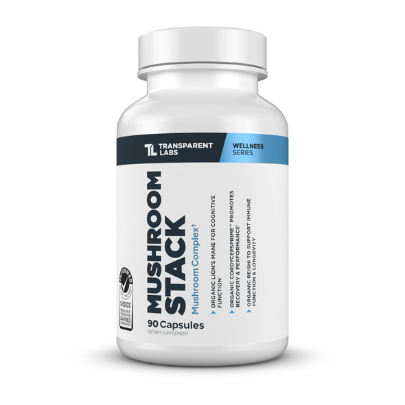 Transparent labs Mushroom Stack - 90 Capsules