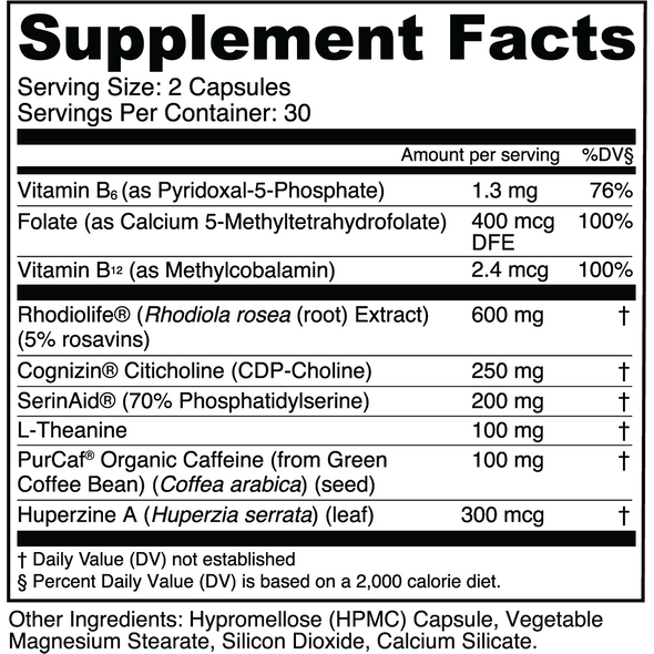 Transparent labs Cognition - 60 Capsules