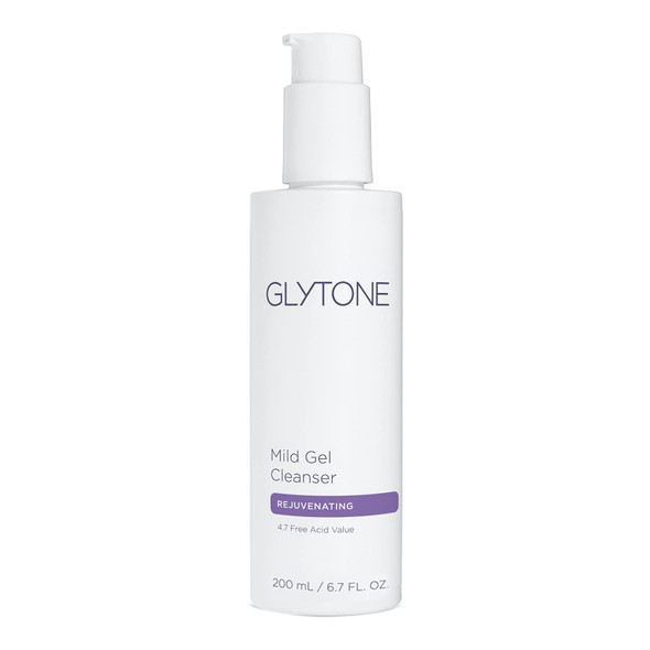 Glytone Mild Gel Exfoliating Cleanser Pure Glycolic Acid Face Wash for Moisturizing & Rejuvenating Skin Vegan & Fragrance-Free Face Exfoliator Scrub for All Skin Types 2 fl. Oz.