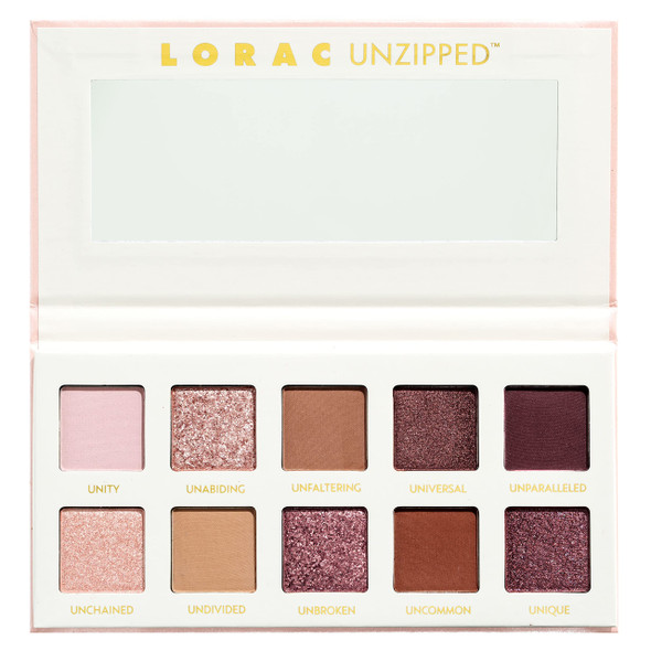 LORAC Unzipped Eyeshadow Palette Matte And Glitter Finish