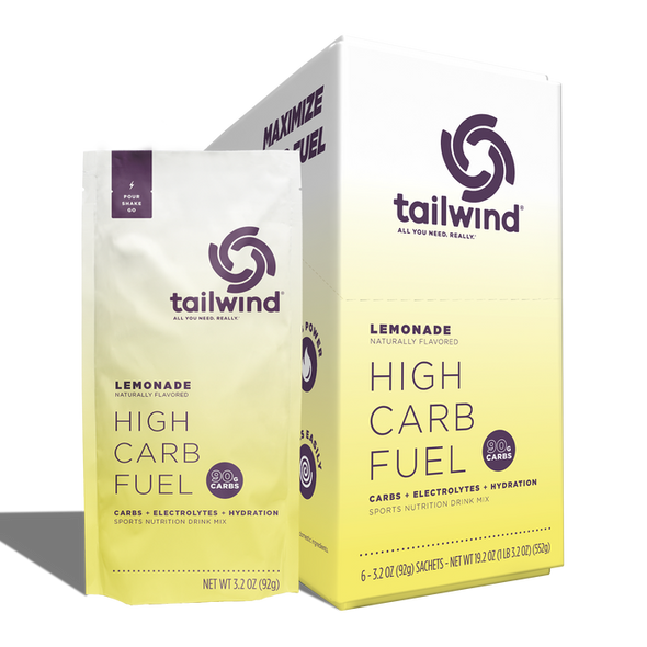 Tailwind Nutrition High Carb Fuel - Lemonade - Box of 6