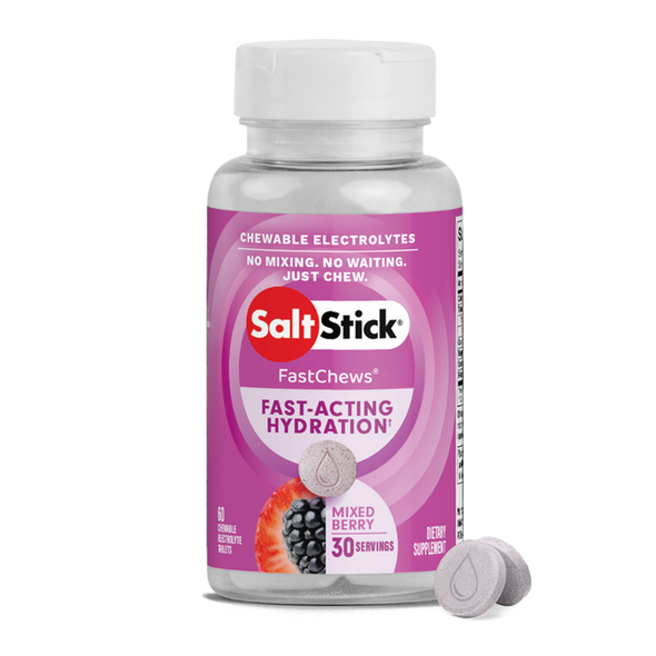 SaltStick FastChews Electrolyte Tablets - Mixed Berry - 60 Tablets