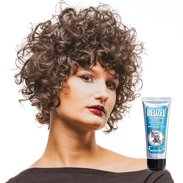 REUZEL Matte Styling Paste Weightless Pliable Medium All Day Hold Adds Fullness and Texture Matte Finish Subtle Sugary Rum Scent For All Hair Types 3.38 oz