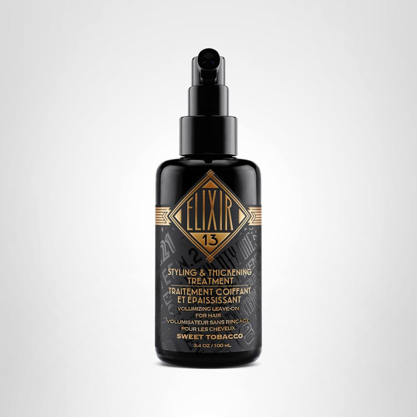 18.21 Man Made Elixir 13 Men's Styling and Thickening Treatment for Hair Original Sweet Tobacco Volumizing Leave-on 3.4oz