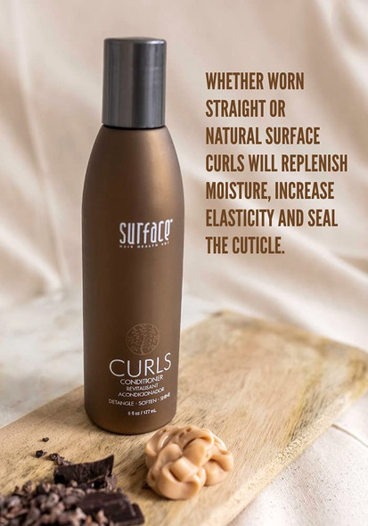 Surface Hair - Curls Moisturizing Conditioner– Defines Adds Shine and Provides Frizz Free Style Longevity