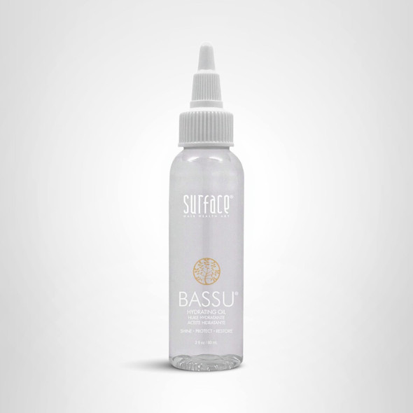 Surface Hair - Bassu Hydrating Oil - Hair Oil with Flax Seed and Aloe Vera Moisturize and Hydrate Repair Damaged Hair Color Safe 2 Fl Oz