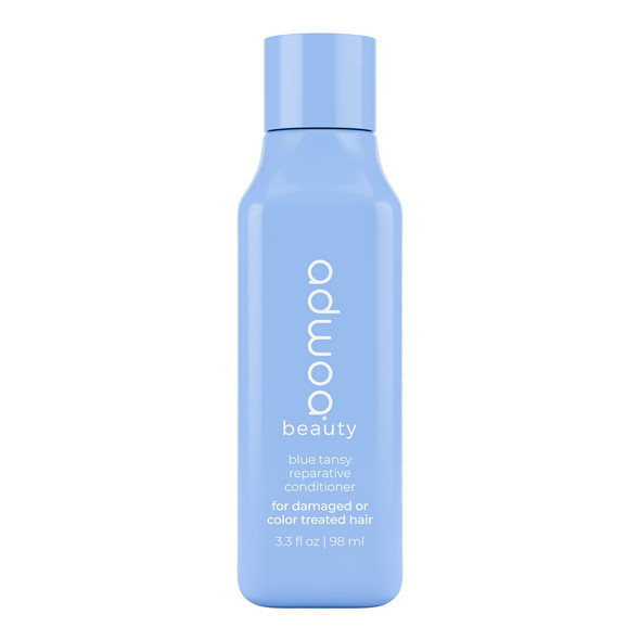adwoa beauty Blue Tansy​ Reparative Conditioner with ​Spirulina Bamboo & Horsetail Extracts Strengthen + Prevent Breakage Boost Shine and Improve Elasticity For Kinky Coily + Curly Hair - 3.3 oz