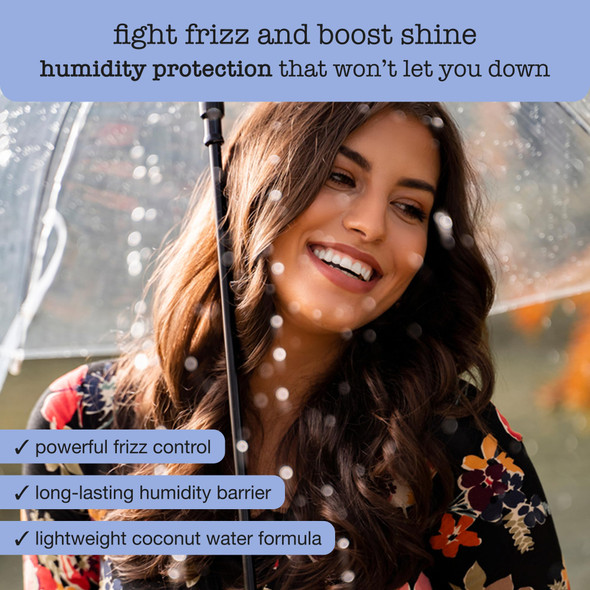 SAUCE BEAUTY Coconut Water Anti-Humidity Hair Spray 5.2 Fl Oz Frizz Control with Coconut Oil Seaweed & Algae Extracts Adds Shine & Softness Lightweight & Non Greasy No Sulfates & Parabens