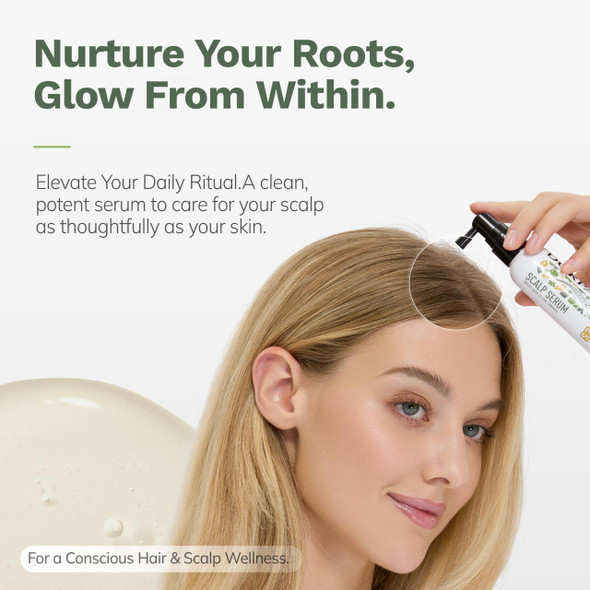 DORPANG Scalp Serum for Thinning Hair in Men & Women Clinically Tested Vegan Formula with Peptides & Rosemary Oil Improves Hair Density and Scalp Health Non-Greasy No-Rinse 60ml (2.0 Fl Oz)